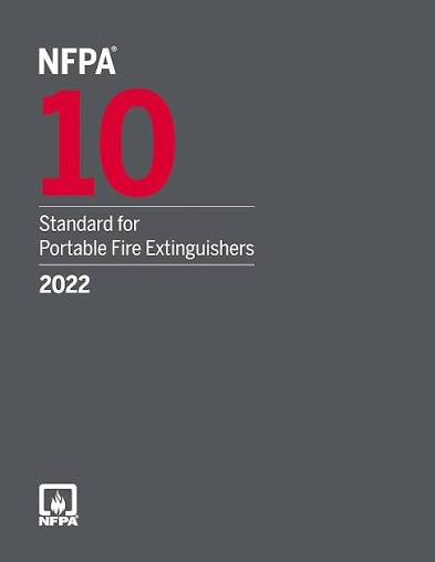 NFPA 10, Standard for Portable Fire Extinguishers, 2022 Edition cover