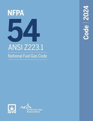 NFPA 54/ANSI Z223.1, National Fuel Gas Code, 2024 Edition cover