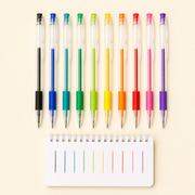 Colorful Gel Pens - 10 Pack