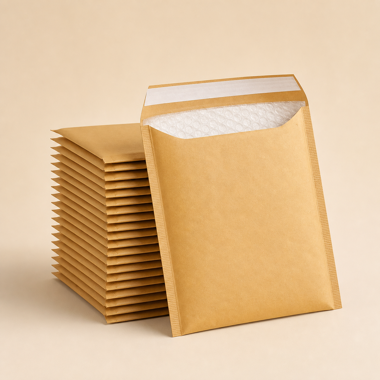 Kraft Bubble Mailers 8.5 x 12 Inch - 25 Pack