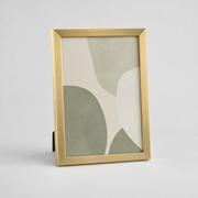 Brushed brass 5 by 7 photo frame