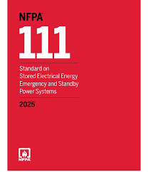 NFPA 111, Standard on Stored Electrical Energy Emergency and Standby Power Systems, 2025 Edition (Paperback)