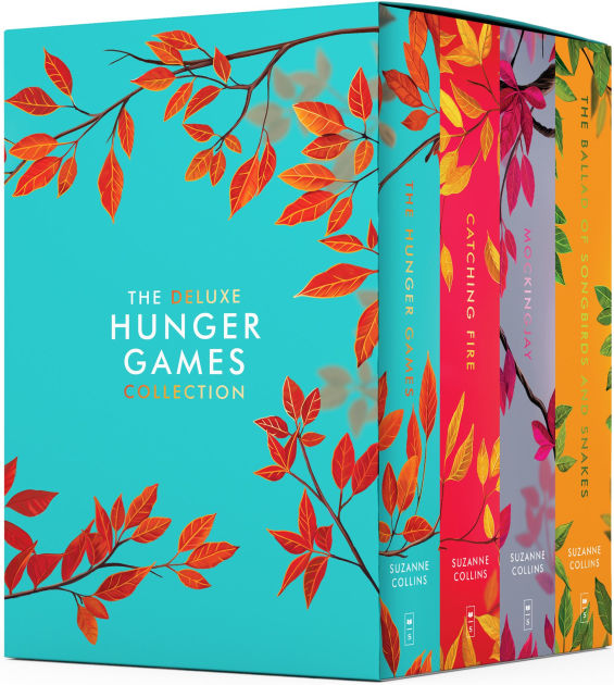 Hunger Games 4-Book Paperback Boxed Set Deluxe Edition (The Hunger Games, Catching Fire, Mockingjay, The Ballad of Songbirds and Snakes) - Smart Book Deal