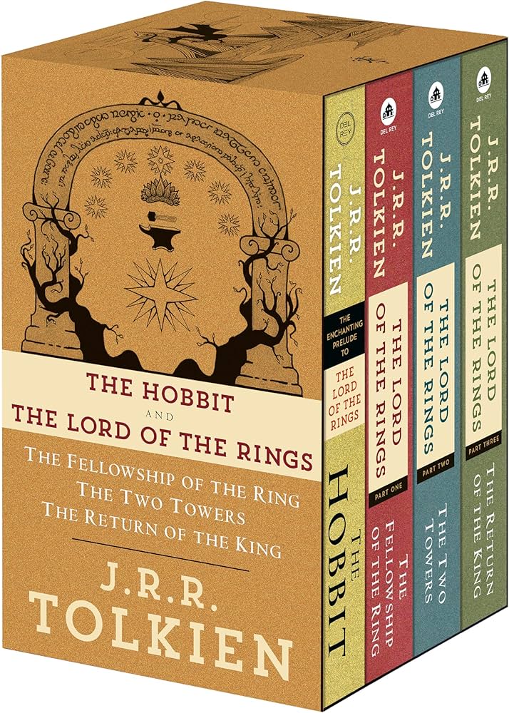 J.R.R. Tolkien 4-Book Boxed Set: The Hobbit and The Lord of the Rings: The Hobbit, The Fellowship of the Ring, The Two Towers, The Return of the King - Smart Book Deal