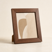 Walnut wood 8 by 10 photo frame