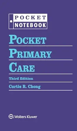 Pocket Primary Care (Pocket Notebook Series), 3rd Edition